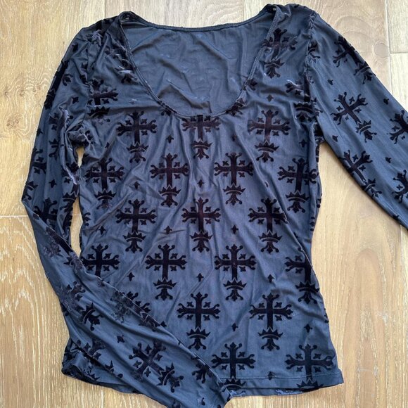 Blackmilk Coffin Lining Mesh Top- S - Picture 2 of 2